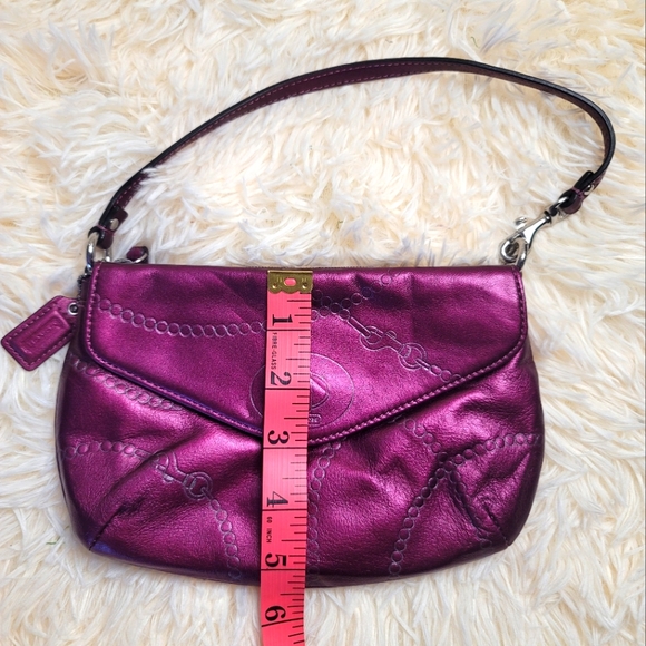 Coach Metallic Large Wristlet - Picture 8 of 8
